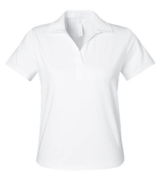 130B6 - Ladies Fairway Marbled Jersey Polo