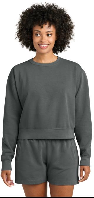 Ladies Mid Length Crewneck Sweatshirt