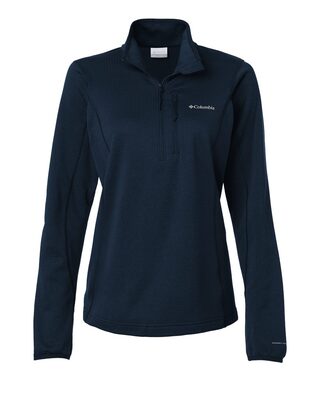 Ladies' Essential Hike Grid Fleece Half-Zip Pullover