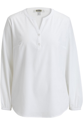 Ladies Open V-Neck Blouse