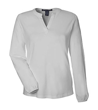 Ladies Raleigh Half-Placket Knit Top