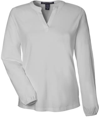 Ladies Raleigh Half-Placket Knit Top