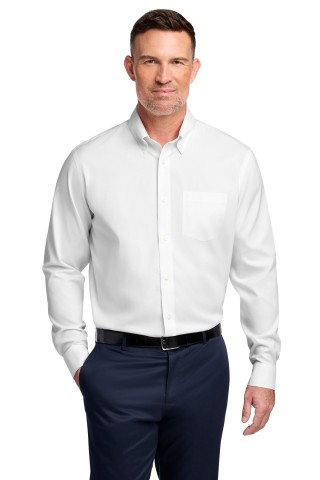 Wrinkle-Free Stretch Pinpoint Shirt