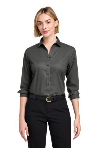 Women's Wrinkle-Free Stretch Nailhead Shirt