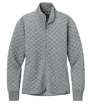 Ladies Diamond Quilt Full-Zip