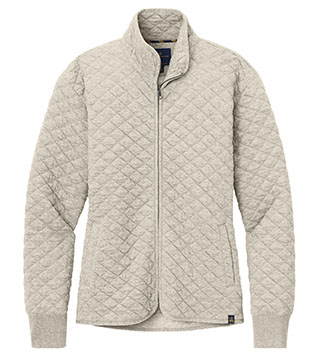 BB18213 - Ladies Diamond Quilt Full-Zip