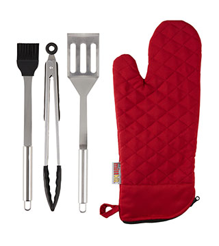 BBQ Grilling Mitt Kit