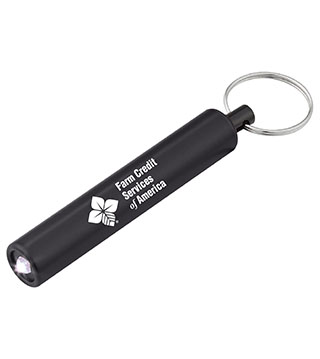 FC1-2532 - Mini Cylinder LED Flashlight Key Tag - Farm Credit