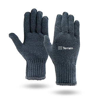 FC1-313 - Gray Knit Gloves
