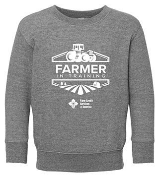 FC1-3317-DTFFRT - Farmer In Training Toddler Crewneck Sweatshirt