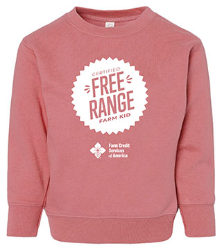 FC1-3317-DTFRFS - Free Range Farm Stamp Toddler Crewneck Sweatshirt
