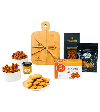 BLK24-102299-231 - Bamboo Cheese Board & Bites Gift Set