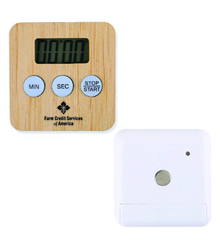 BLK24-HW116DT - Bamboo Digital Timer