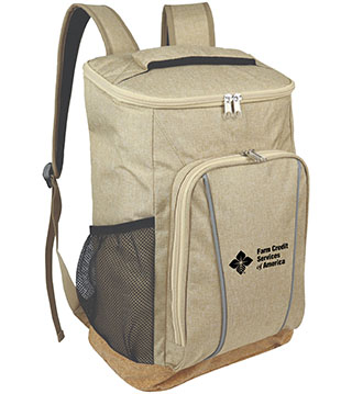 BLK25-BAG706 - Sustainable Cork & RPET Backpack Cooler