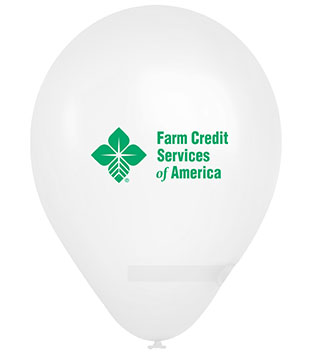 BLK26-11CRYE - 11in USA Crystal Latex Balloon