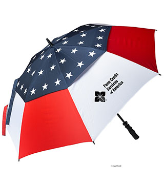 BLK26-2418USA - 62in arc – The Americana Golf Umbrella