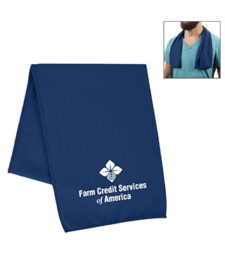 BLK26-7857 - rPET Cooling Sport Towel