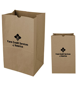 Short SOS Kraft Paper Bag