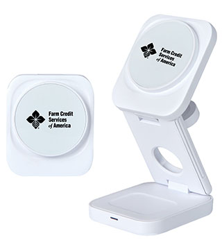 BLK26-GC1474 - Seth 3-in-1 15W Wireless Charging Station