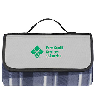 52x49in Park Fleece Cozy Picnic Blanket