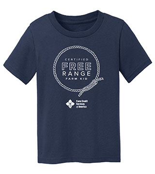FC1-CAR54T-DTFRFR - Free Range Farm Rope Toddler Cotton Tee