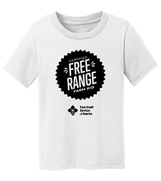 FC1-CAR54T-DTFRFS - Free Range Farm Stamp Toddler Cotton Tee