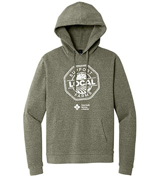 Support Local Farms Fleece Pullover Hoodie