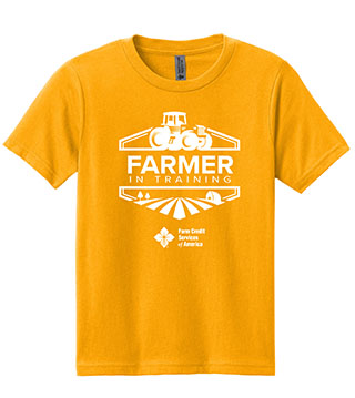 FC1-NL3310-DTFFRT - Farmer In Training Youth Cotton Tee