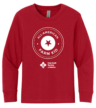FC1-NL3311-DTFALL - All American Farm Youth Long Sleeve Tee