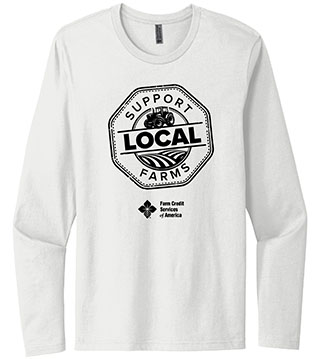Support Local Farms Cotton Long Sleeve Tee