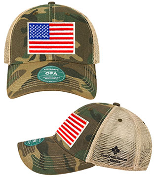 Old Favorite Trucker Cap with Flag