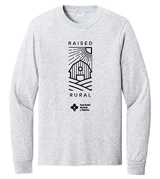 FC1-PC54LS-DTFRSR - Raised Rural Long Sleeve Core Cotton Tee
