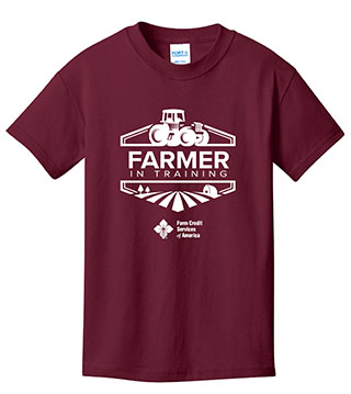 Farmer In Training Kid Cotton Tee