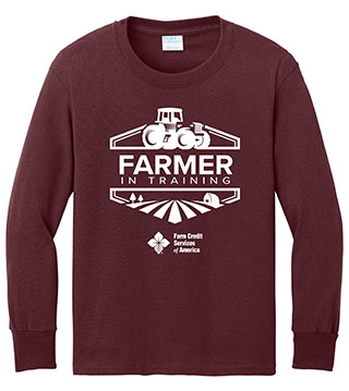 FC1-PC54YLS-DTFFRT - Farmer In Training Youth Long Sleeve Tee