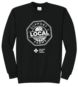 FC1-PC78-DTFSLF - Support Local Farms Crewneck Sweatshirt