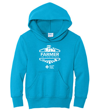 FC1-PC78YH-DTFFRT - Farmer In Training Youth Pullover Hooded Sweatshirt