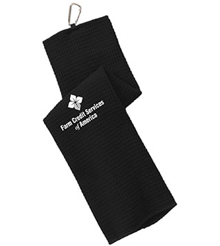 Waffle Microfiber Golf Towel