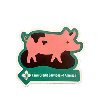 FC1-039 - Pig Die Cut Sticker
