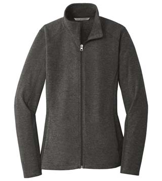 Ladies' Heather Microfleece Full-Zip Jacket