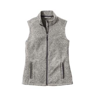 Ladies Sweater Fleece Vest