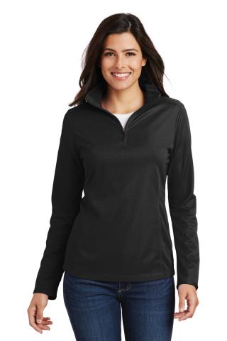 Ladies' Pinpoint Mesh 1/2-Zip