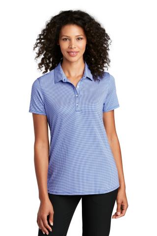 Ladies Gingham Polo