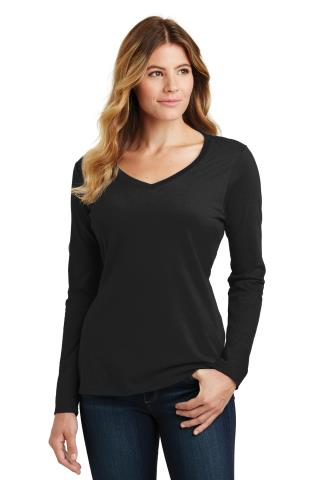 Ladies' L/S Favorite V-Neck Tee