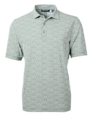 MCK01161A - Virtue Eco Pique Botanical Print Recycled Polo