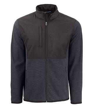 Hunts Point Recycled Fleece Hybrid Full Zip Jacket