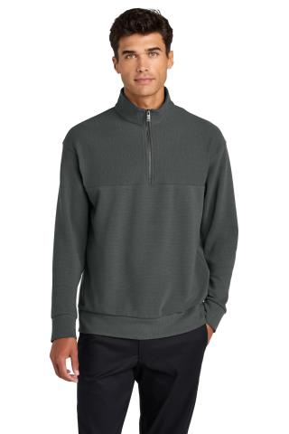 Linear Texture Quarter Zip