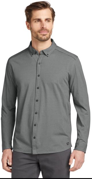 Code Stretch Button-Up