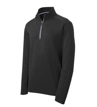 Sport-Wick Textured 1/4-Zip Pullover